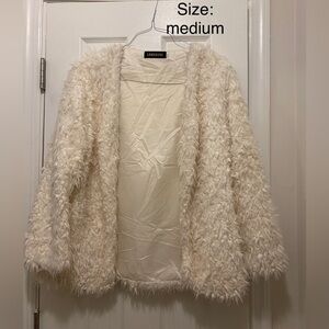 Faux fur jacket